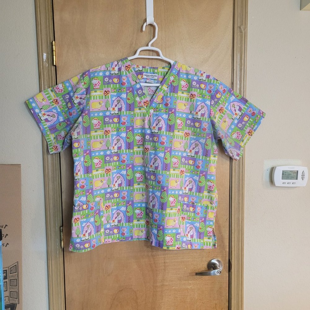 Natural Uniforms Scrub Top XL